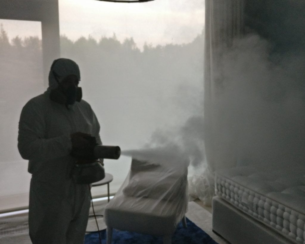 Сухой туман от запахов. Обработка сухим туманов в Перми. Цены